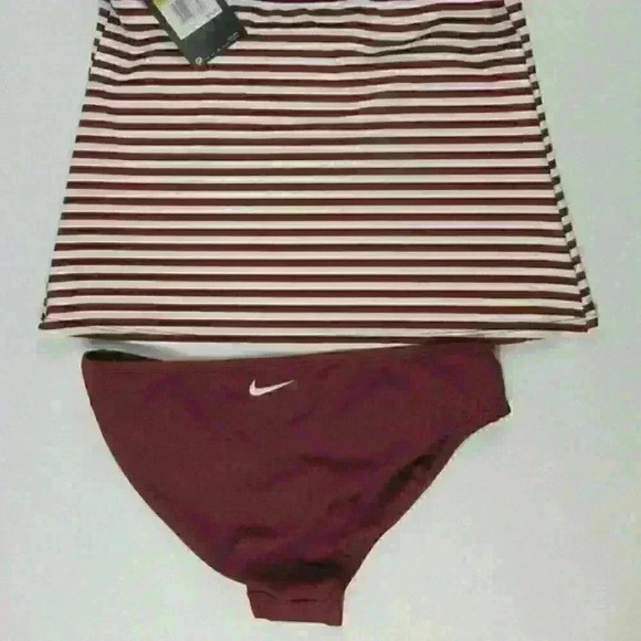 NEW! Nike Womens S Striped Racerback Swim Set NWT $96 - Picture 4 of 9